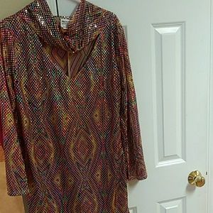 70's Sequins Party Dress